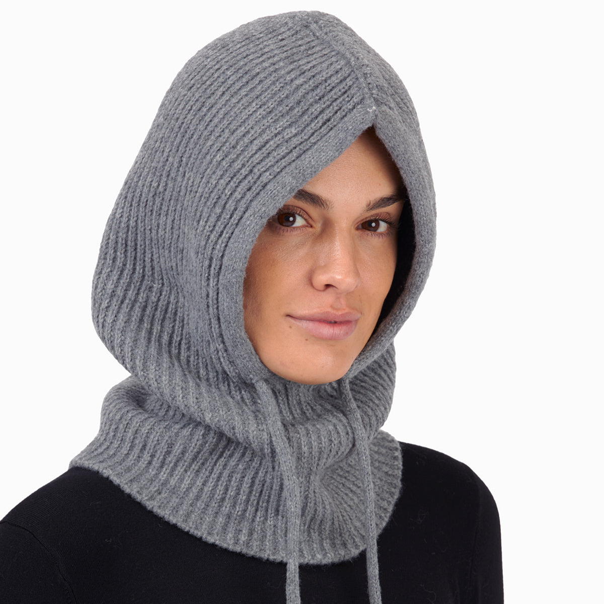 Hooded Scarf Balaclava (Gray) – Melifluos