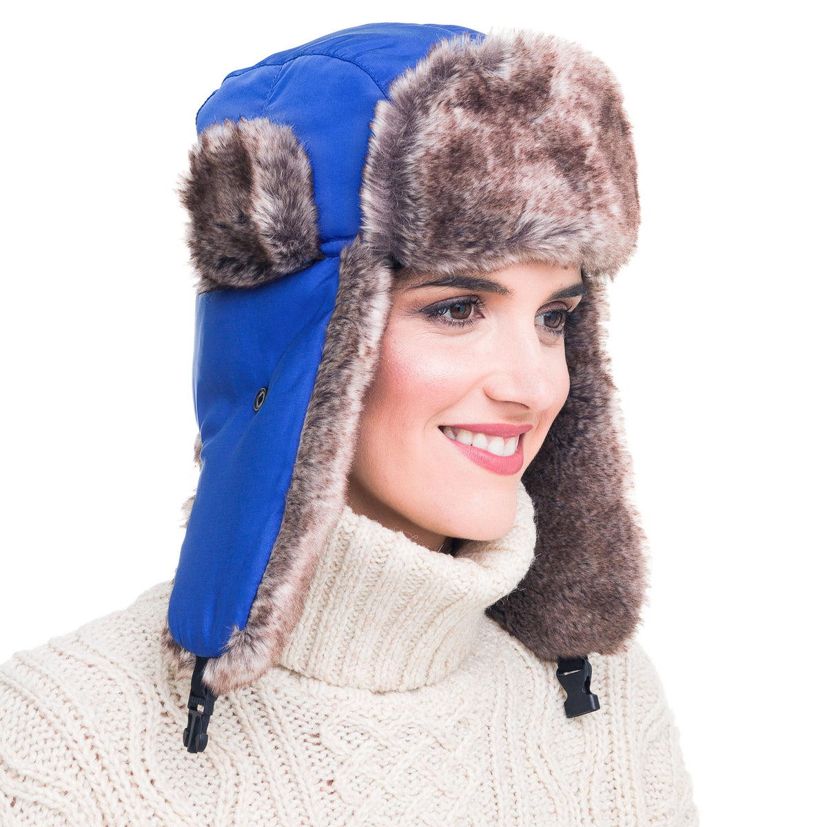 Trapper Hat (Double Blue) – Melifluos display picture 1