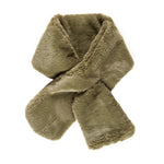Faux Fur Collar Scarf for Women (Green)