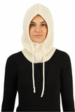Hooded Scarf Balaclava (White)