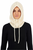 Hooded Scarf Balaclava (White)