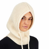 Hooded Scarf Balaclava (White)