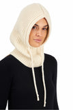 Hooded Scarf Balaclava (White)