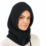 Hooded Scarf Balaclava (Black)