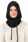 Hooded Scarf Balaclava (Black)