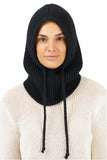 Hooded Scarf Balaclava (Black)