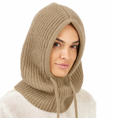 Hooded Scarf Balaclava (Camel)