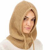 Hooded Scarf Balaclava (Camel)