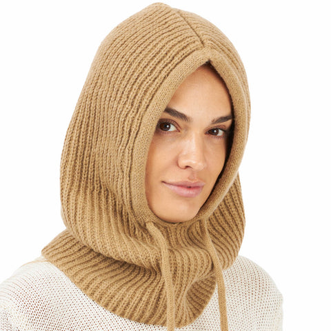 Hooded Scarf Balaclava (Camel)