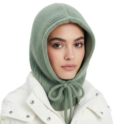 Hooded Scarf Balaclava (Green)