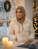 Hooded Scarf Balaclava (Beige)