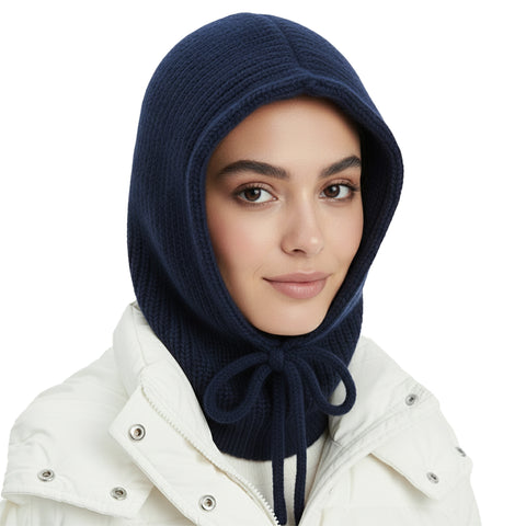 Hooded Scarf Balaclava (Navy)