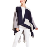 Women's Shawl Wrap Poncho Ruana Cape Cardigan Sweater Open Front (PC04-5)