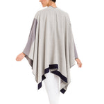 Women's Shawl Wrap Poncho Ruana Cape Cardigan Sweater Open Front (PC04-5)