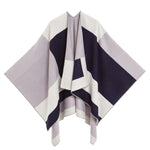 Women's Shawl Wrap Poncho Ruana Cape Cardigan Sweater Open Front (PC04-5)