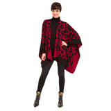 Women's Shawl Wrap Poncho Ruana Cape Cardigan Sweater Open Front (PC09-13)