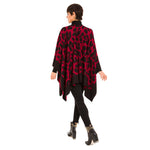 Women's Shawl Wrap Poncho Ruana Cape Cardigan Sweater Open Front (PC09-13)