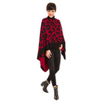 Women's Shawl Wrap Poncho Ruana Cape Cardigan Sweater Open Front (PC09-13)