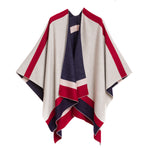 Women's Shawl Wrap Poncho Ruana Cape Cardigan Sweater Open Front (PCA01)