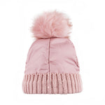 Beanie with Pom Pom (Pink) - Melifluos