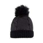 Beanie with Pom Pom (Black) - Melifluos