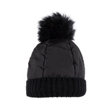 Beanie with Pom Pom (Black) - Melifluos