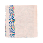 Spanish Design Printed Viscose Scarf (Beige Pattern) - Melifluos