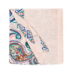 Spanish Design Printed Viscose Scarf (Beige Pattern) - Melifluos