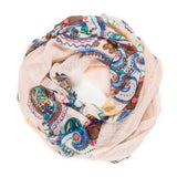 Spanish Design Printed Viscose Scarf (Beige Pattern) - Melifluos