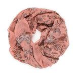 Spanish Design Printed Viscose Scarf (Pink Spanish Floral) - Melifluos