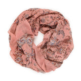 Spanish Design Printed Viscose Scarf (Pink Spanish Floral) - Melifluos