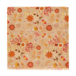 Spanish Design Printed Viscose Scarf (Beige Floral)