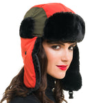 Trapper Hat (Orange Green) - Melifluos