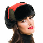 Trapper Hat (Orange Green) - Melifluos