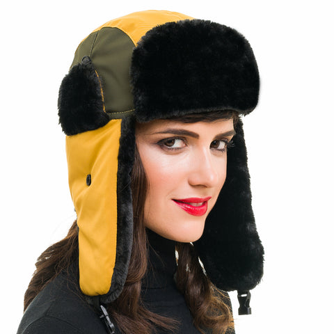 Trapper Hat (Yellow Green) - Melifluos