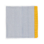 Spanish Design Printed Viscose Scarf (Yellow Polka Dots)