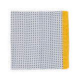 Spanish Design Printed Viscose Scarf (Yellow Polka Dots)