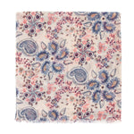 Spanish Design Printed Viscose Scarf (Beige Paisley)