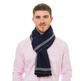 Viscose Men Scarves (Navy) - Melifluos
