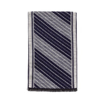 Viscose Men Scarves (Double Gray Strip) - Melifluos