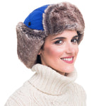 Trapper Hat (Double Blue)