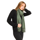 Solid Color Classic Scarf (Green) - Melifluos