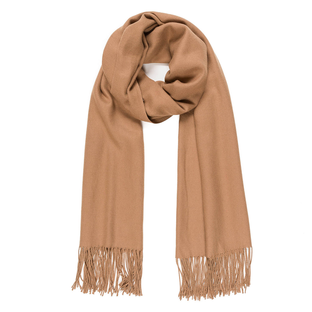 Solid Color Classic Scarf Caramel Melifluos