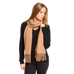 Solid Color Classic Scarf (Caramel) - Melifluos