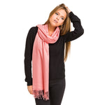 Solid Color Classic Scarf (Pink) - Melifluos