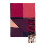 Winter Viscose Plaid Scarves (Navy Beige) - Melifluos