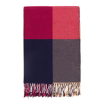 Winter Viscose Plaid Scarves (Navy Beige) - Melifluos
